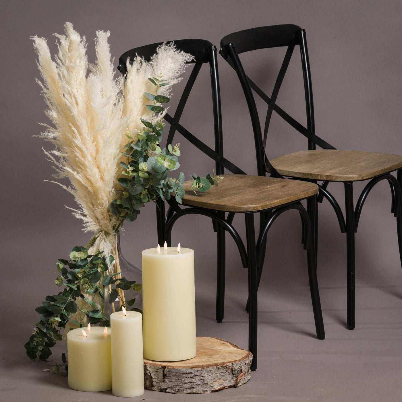 Hill Interiors Gifts & Hampers Cream Pampas grass House of Isabella UK