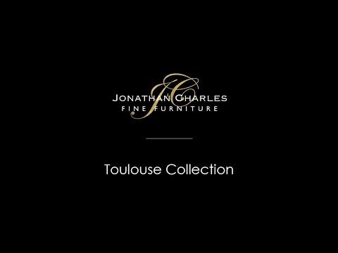 Jonathan Charles Toulouse Upholstered Walnut Dining Chair - Shambala