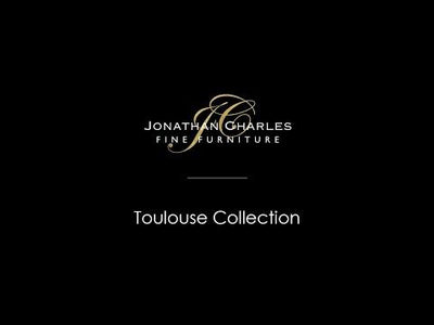 Jonathan Charles Toulouse Upholstered Walnut Dining Chair - Shambala