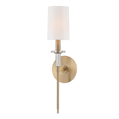 Hudson Valley Lighting Lighting AMHERST Aged Brass Wall Sconce 47.63cm House of Isabella UK