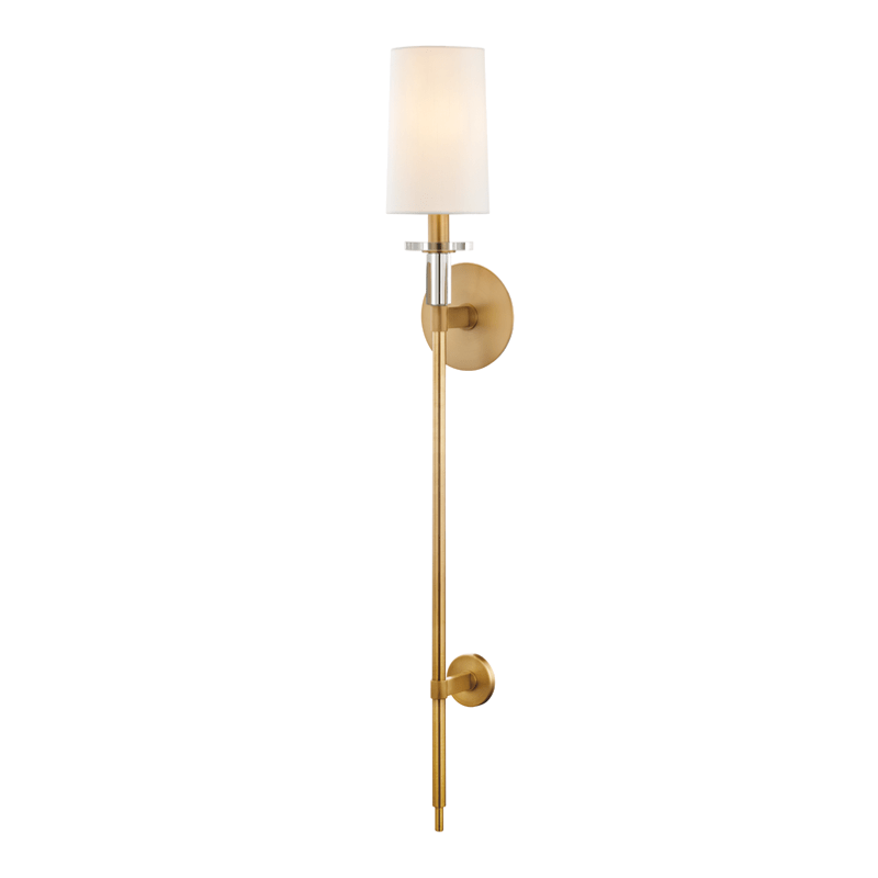 Hudson Valley Lighting Lighting AMHERST Aged Brass Wall Sconce 91.44 House of Isabella UK