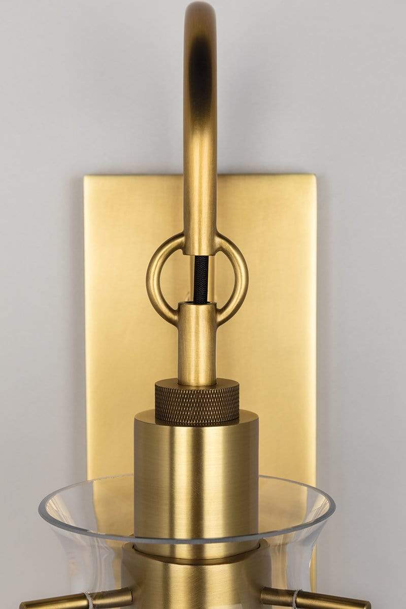 Hudson Valley Lighting Lighting IVY Aged Brass Pendant 1 House of Isabella UK