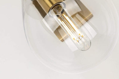 Hudson Valley Lighting Lighting IVY Aged Brass Pendant 1 House of Isabella UK
