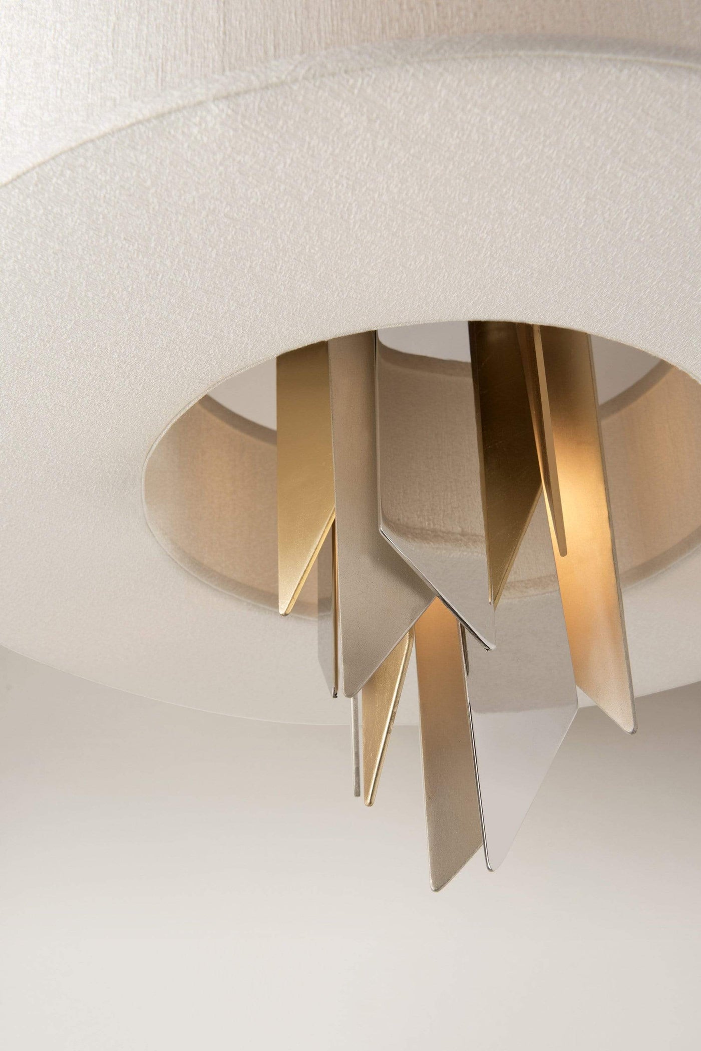 Hudson Valley Lighting Lighting MODERNIST Silver - Gold Leaf Pendant 1 House of Isabella UK