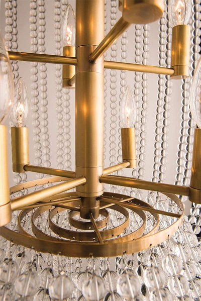 Hudson Valley Lighting Lighting ROYALTON Aged Brass Chandelier House of Isabella UK