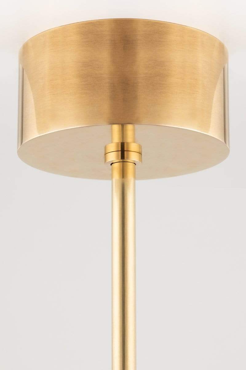 Hudson Valley Lighting Lighting SATURN Aged Brass Pendant House of Isabella UK
