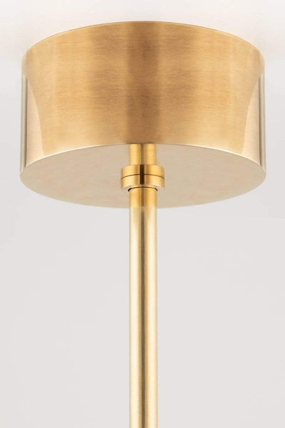 Hudson Valley Lighting Lighting SATURN Aged Brass Pendant House of Isabella UK