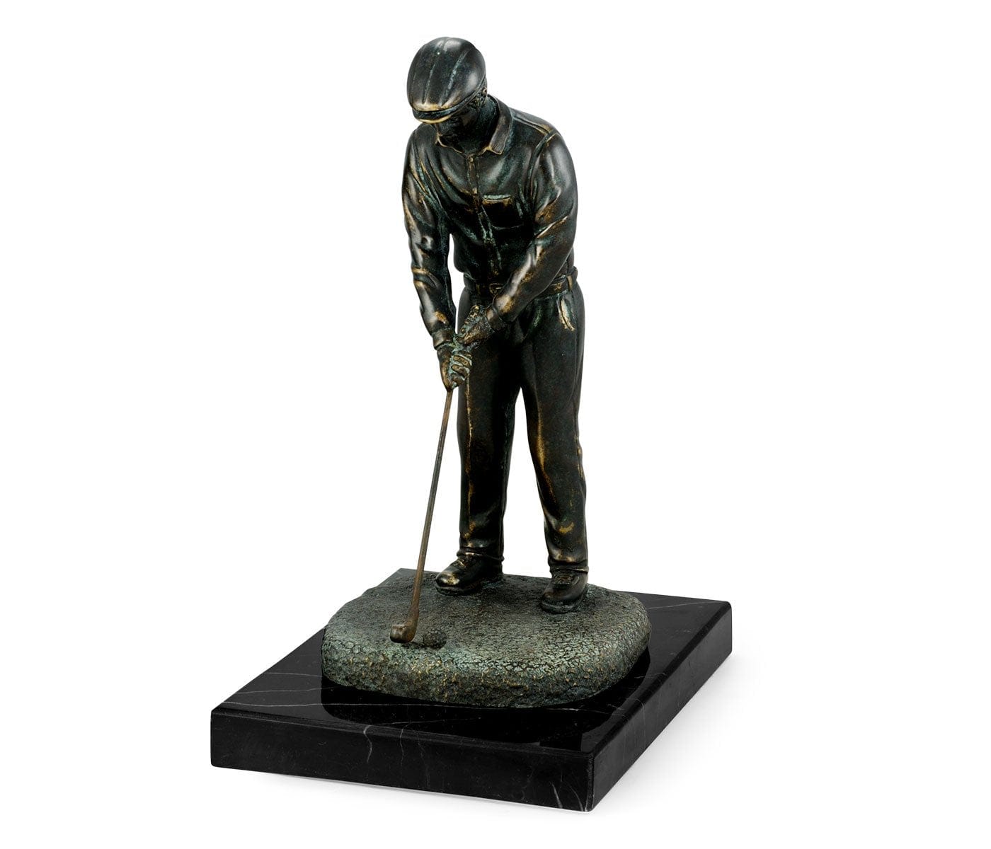 Jonathan Charles Accessories Jonathan Charles Bookends Golfer in Dark Bronze House of Isabella UK