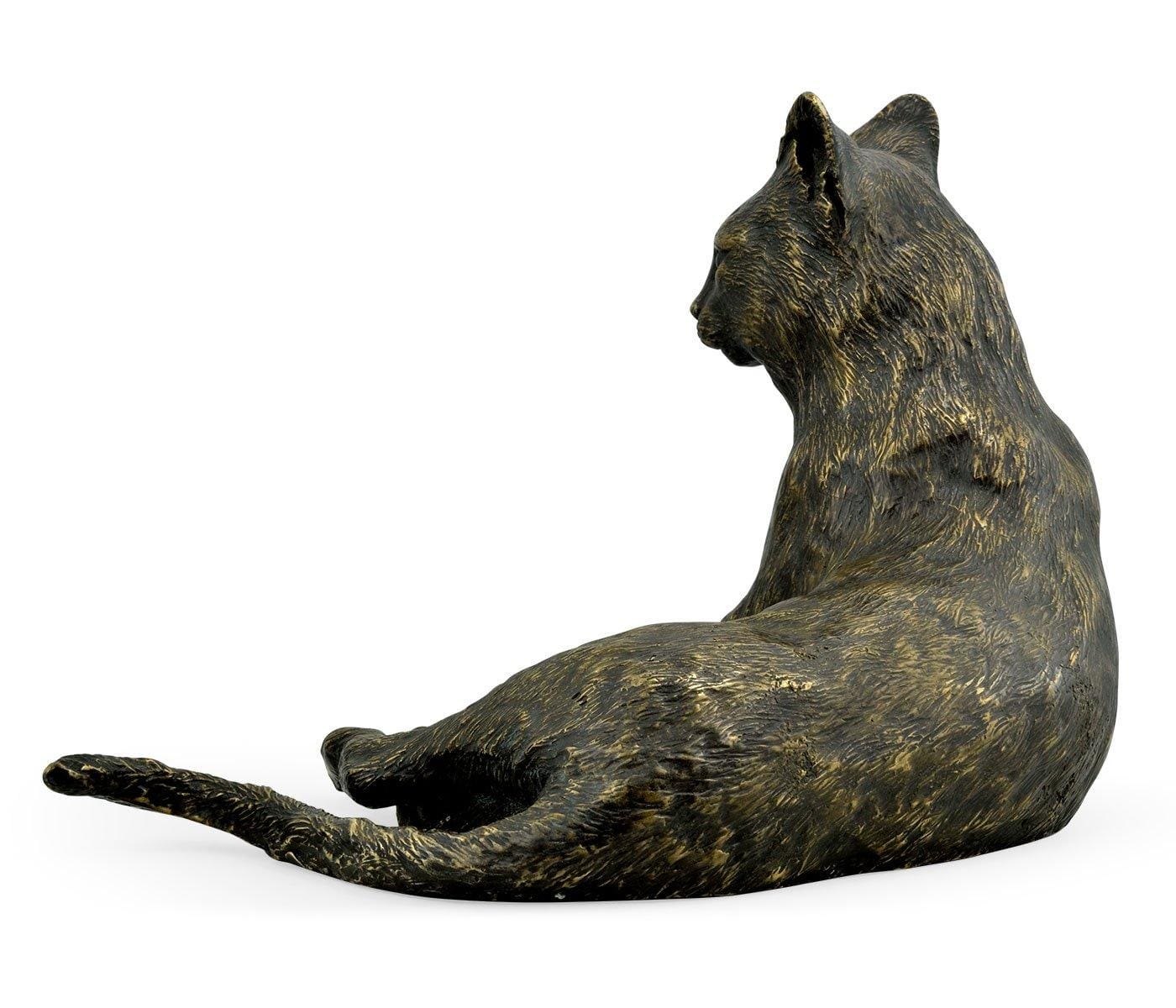 Jonathan Charles Accessories Jonathan Charles Cat Figurine in Dark Bronze House of Isabella UK