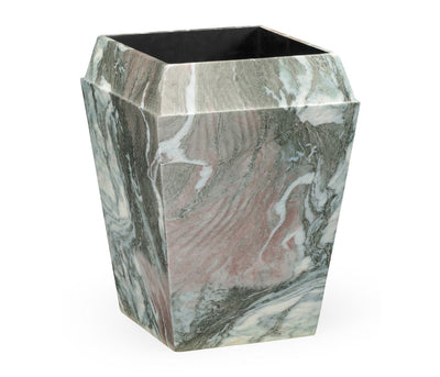 Jonathan Charles Accessories Jonathan Charles Charles Outdoor Small Square Planter in Faux Black Marble House of Isabella UK