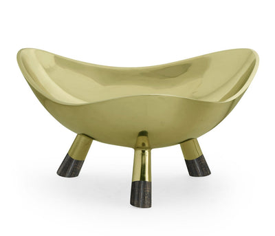 Jonathan Charles Accessories Jonathan Charles Dish Concave in Light Antique Brass - Large House of Isabella UK