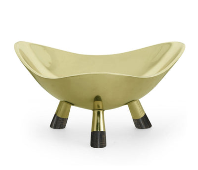 Jonathan Charles Accessories Jonathan Charles Dish Concave in Light Antique Brass - Medium House of Isabella UK