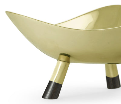 Jonathan Charles Accessories Jonathan Charles Dish Concave in Light Antique Brass - Medium House of Isabella UK