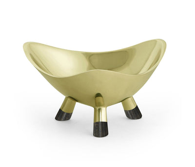 Jonathan Charles Accessories Jonathan Charles Dish Concave in Light Antique Brass - Small House of Isabella UK