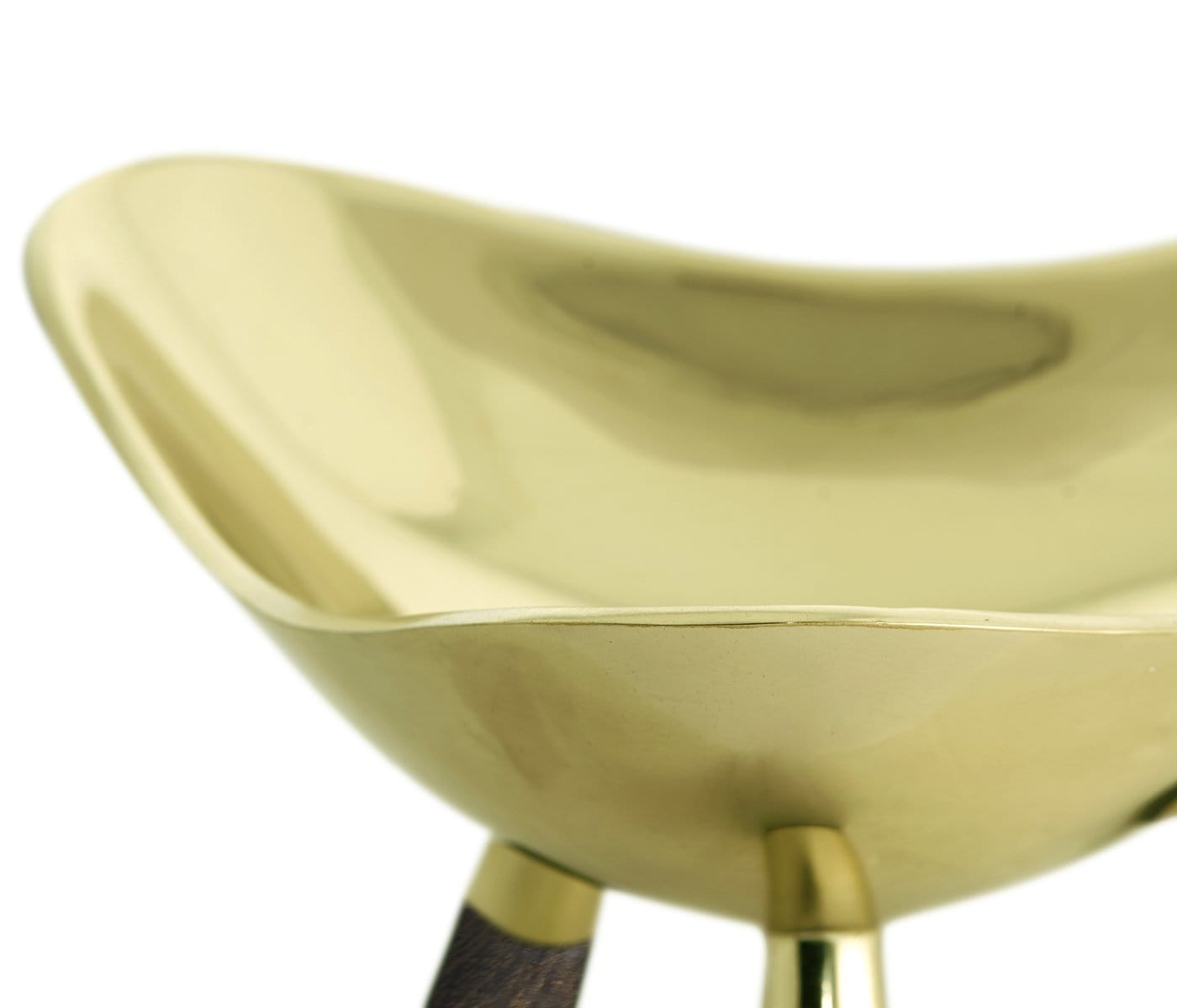 Jonathan Charles Accessories Jonathan Charles Dish Concave in Light Antique Brass - Small House of Isabella UK