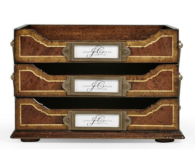 Jonathan Charles Accessories Jonathan Charles Triple Letter Tray Victorian House of Isabella UK