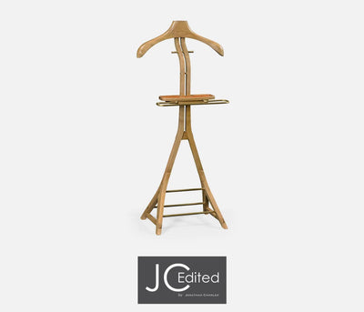 Jonathan Charles Accessories Jonathan Charles Valet Stand Midcentury in Oak - Light House of Isabella UK