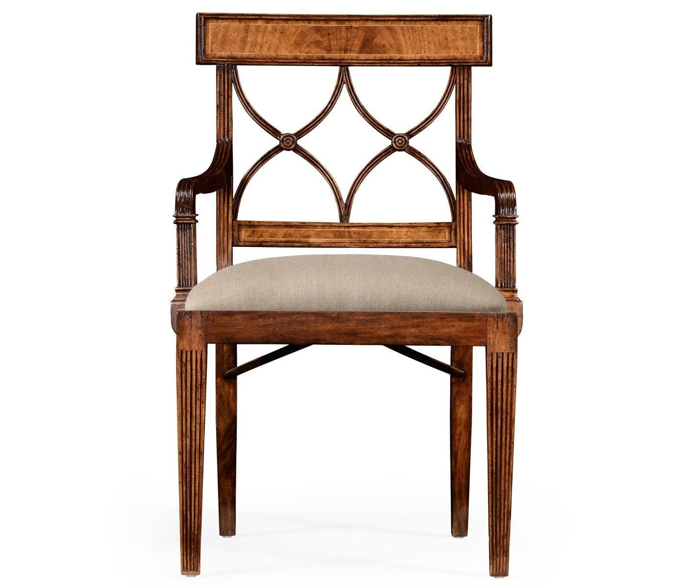 Jonathan Charles Dining Jonathan Charles Dining Armchair Regency Arched Back - Mazo House of Isabella UK