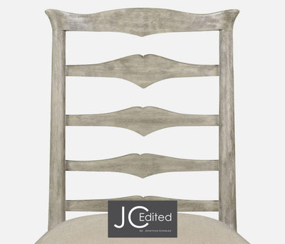 Jonathan Charles Dining Jonathan Charles Dining Chair Rustic Ladder Back in Mazo - Rustic Grey House of Isabella UK
