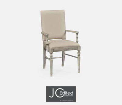 Jonathan Charles Dining Jonathan Charles Dining Chair with Arms Rustic in Mazo - Rustic Grey House of Isabella UK