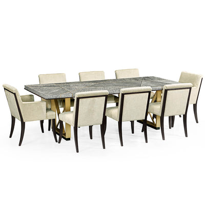 Jonathan Charles Dining Jonathan Charles Dining Table Transitional in Dark French Oak - Large House of Isabella UK