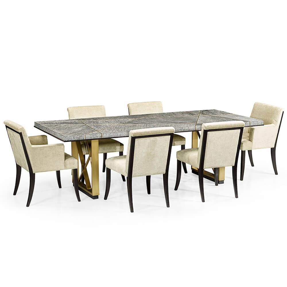 Jonathan Charles Dining Jonathan Charles Dining Table Transitional in Dark French Oak - Small House of Isabella UK