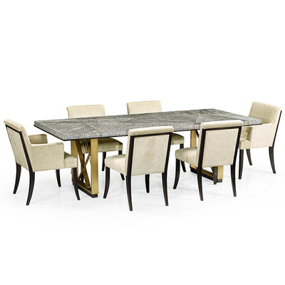 Jonathan Charles Dining Jonathan Charles Dining Table Transitional in Dark French Oak - Small House of Isabella UK