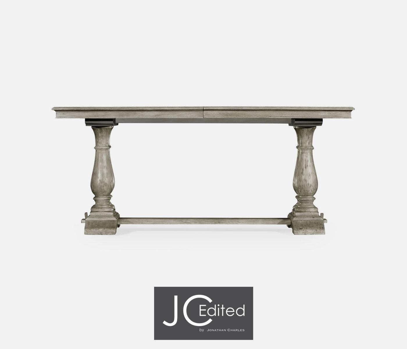 Jonathan Charles Dining Jonathan Charles Extending Refectory Dining Table Rustic - Rustic Grey House of Isabella UK