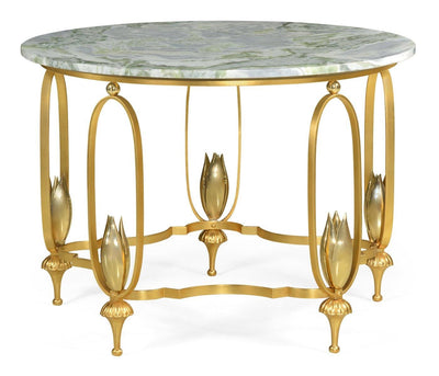 Jonathan Charles Living Jonathan Charles Centre Table Contemporary with Green Marble Top House of Isabella UK