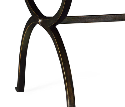 Jonathan Charles Living Jonathan Charles Coffee Table Hourglass in Eglomise - Bronze House of Isabella UK