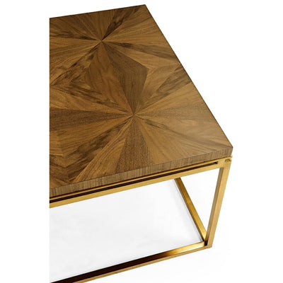 Jonathan Charles Living Jonathan Charles Coffee Table Walnut Bookmatched House of Isabella UK