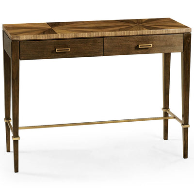 Jonathan Charles Living Jonathan Charles Console Table Walnut Bookmatched House of Isabella UK