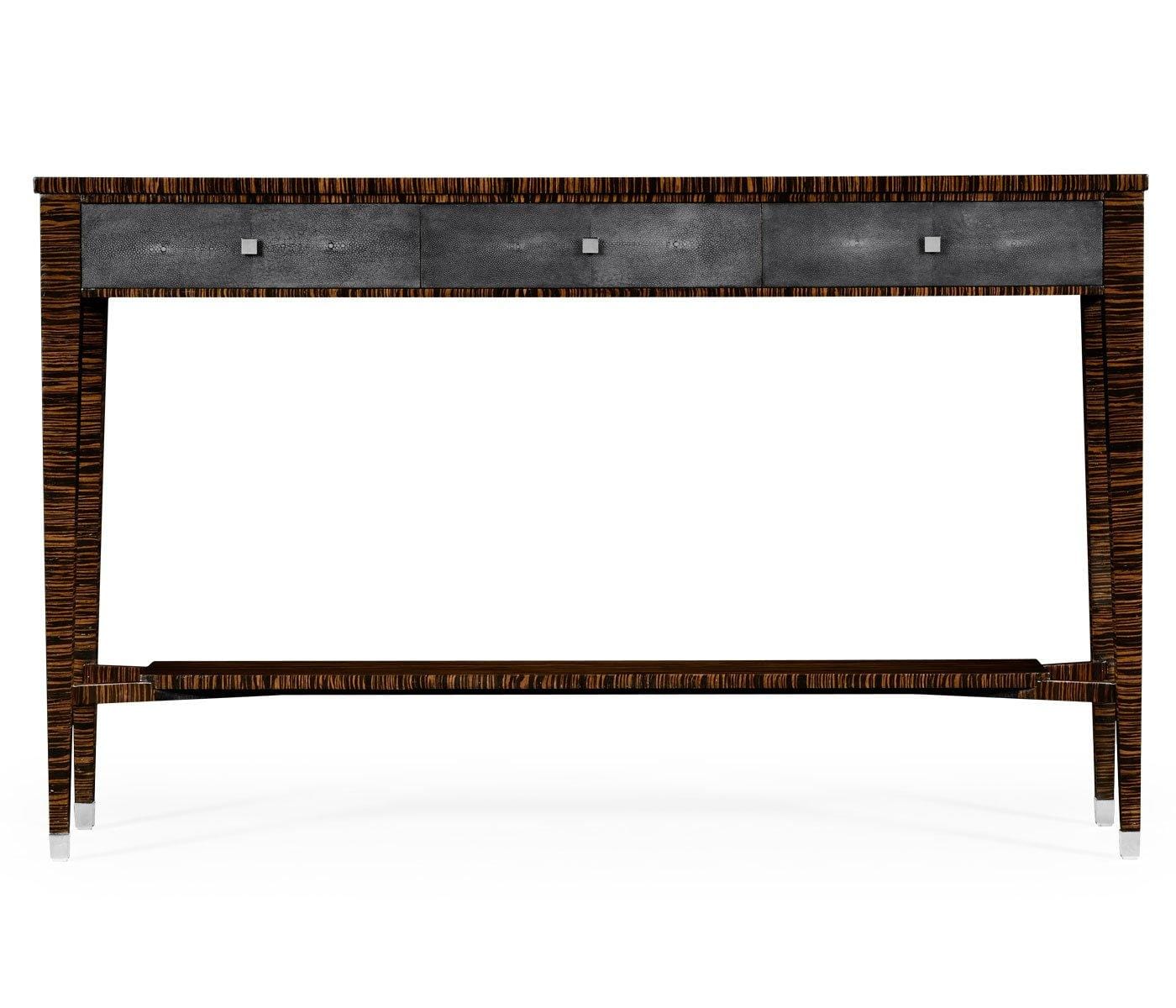 Jonathan Charles Living Jonathan Charles Console Table with Drawers Shagreen House of Isabella UK