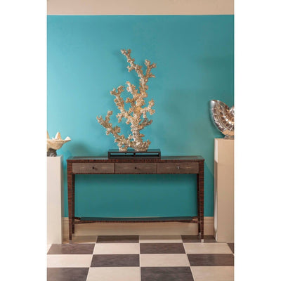 Jonathan Charles Living Jonathan Charles Console Table with Drawers Shagreen House of Isabella UK