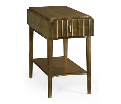 Jonathan Charles Living Jonathan Charles End Table with Drawer Reeded House of Isabella UK