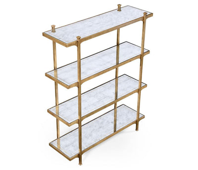 Jonathan Charles Living Jonathan Charles Etagere Contemporary Four-tier - Gilded House of Isabella UK