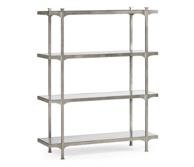 Jonathan Charles Living Jonathan Charles Etagere Contemporary Four-tier - Silver House of Isabella UK