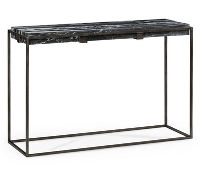 Jonathan Charles Living Jonathan Charles Outdoor Console Table with Black Marble Top House of Isabella UK