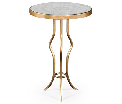 Jonathan Charles Living Jonathan Charles Round Accent Table Contemporary - Gilded House of Isabella UK
