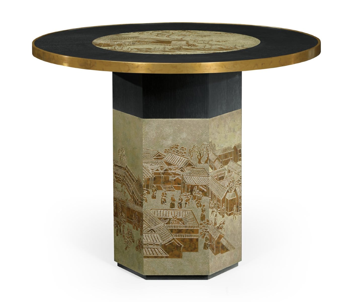 Jonathan Charles Living Jonathan Charles Round Centre Table Chinoiserie Style House of Isabella UK