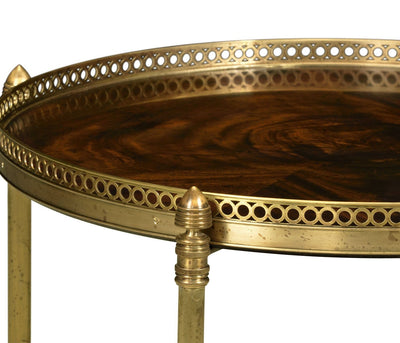 Jonathan Charles Living Jonathan Charles Round End Table Sheraton in Brass House of Isabella UK