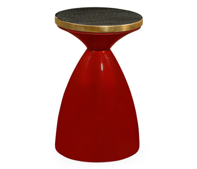 Jonathan Charles Living Jonathan Charles Round Wine Table Hourglass - Emperor & Charcoal House of Isabella UK