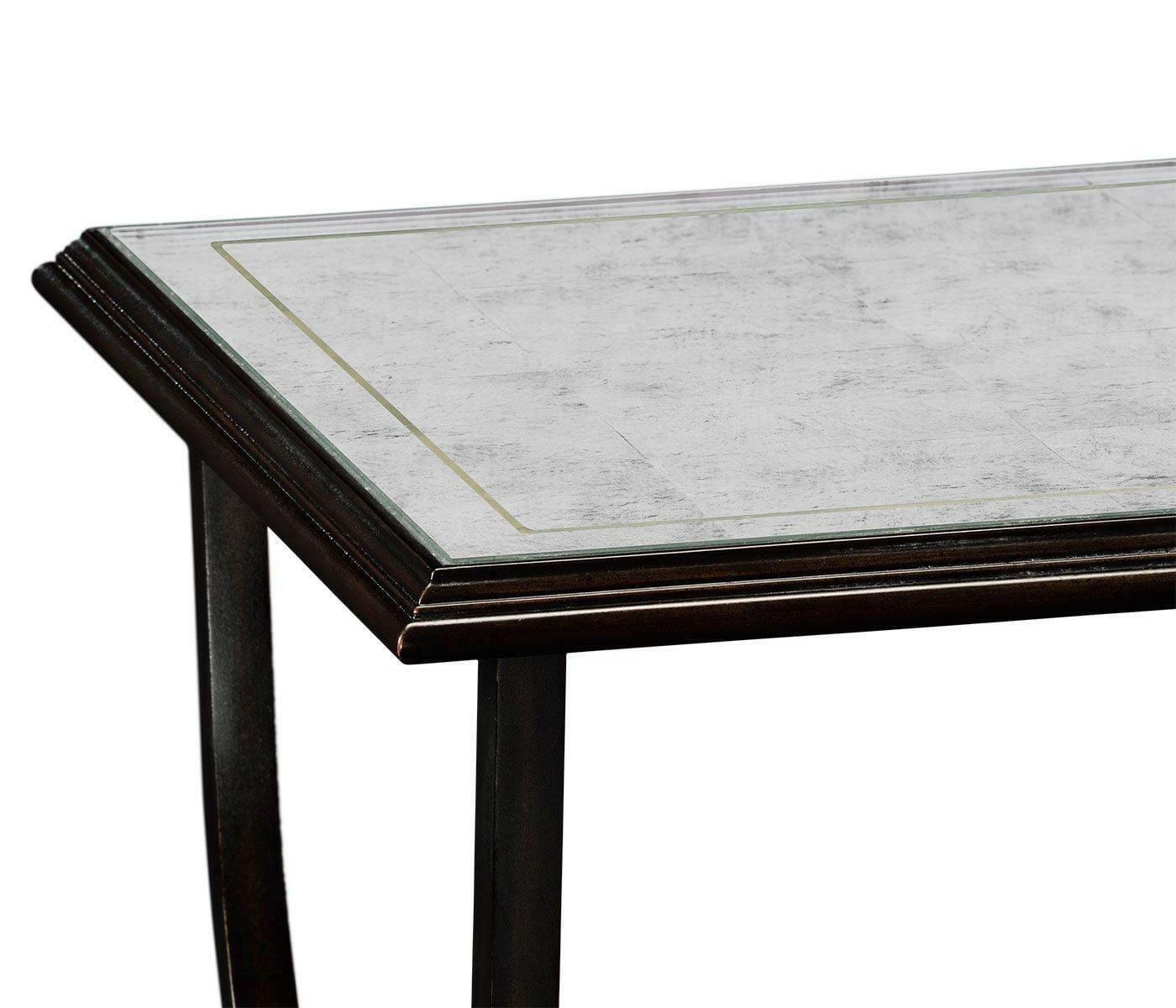 Jonathan Charles Side Table Horseshoe Bronze House of Isabella UK