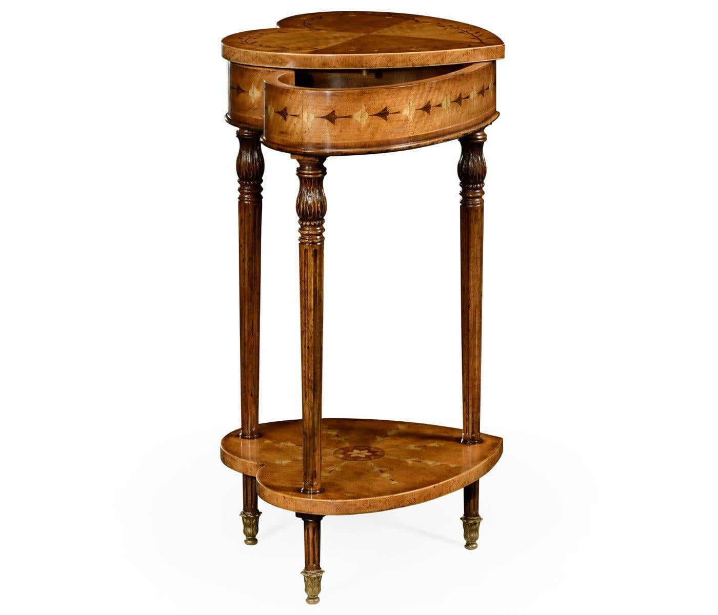 Jonathan Charles Side Table Sheraton Heart House of Isabella UK