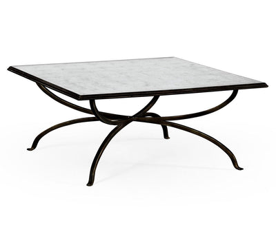 Jonathan Charles Living Jonathan Charles Square Coffee Table Contemporary - Bronze House of Isabella UK