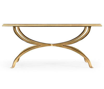 Jonathan Charles Living Jonathan Charles Square Coffee Table Contemporary - Gilded House of Isabella UK