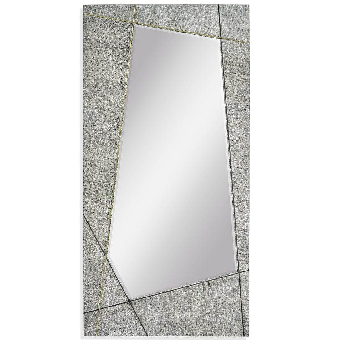 Jonathan Charles Floor Mirror Transitional Light French Oak House of