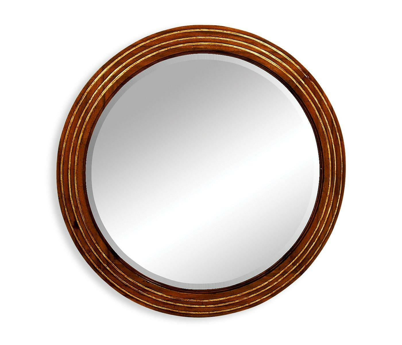 Jonathan Charles Round Wall Mirror with Stepped Surround House of