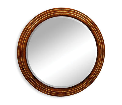 Jonathan Charles Mirrors Jonathan Charles Round Wall Mirror with Stepped Surround House of Isabella UK