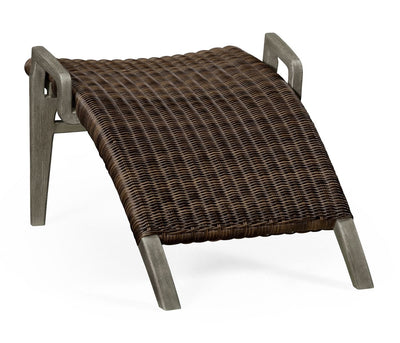 Jonathan Charles Outdoors Jonathan Charles Hampton Grey Outdoor Foot Rest for Lounge Chair 550008 House of Isabella UK